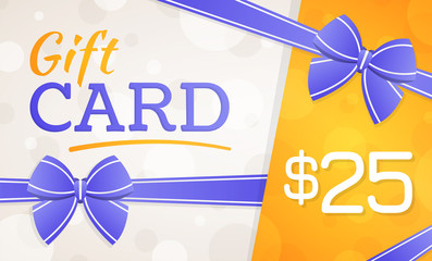 Gift Card, gift voucher - 25 dollars