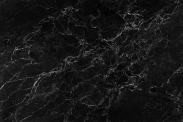 Obraz na płótnie Canvas black marble patterned texture background , abstract marble in natural patterned.