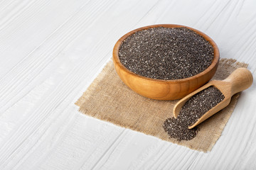 chia seeds in bowl