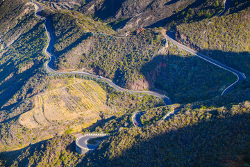 Stunning view from the viewpoint Mirador Pico del Ingl&eacute;s. Tenerife. Canary Islands..Spain