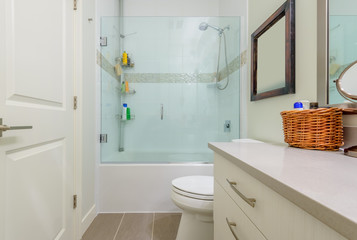 Fragment of a luxury bathroom
