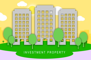 Investment Property Australia Building Depicts Real Estate Purchases Or Investments - 3d Illustration