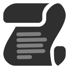 Obraz premium Note button icon