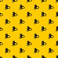 Cordless reciprocating saw pattern seamless vector repeat geometric yellow for any design