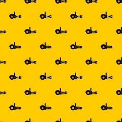 Circular saw pattern seamless vector repeat geometric yellow for any design