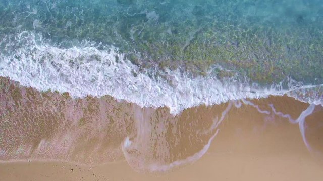 Amazing Greek Ionian beach drone footage