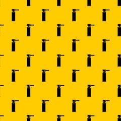 Gas cylinder pattern seamless vector repeat geometric yellow for any design