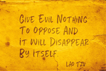 nothing to oppose Lao Tzu