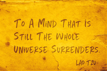 mind that is still Lao Tzu