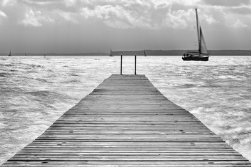 Fototapeta premium Bootssteg
