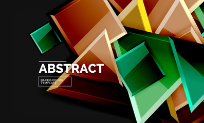 Shiny style geometric background