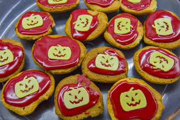 Fototapeta na wymiar Halloween cookies