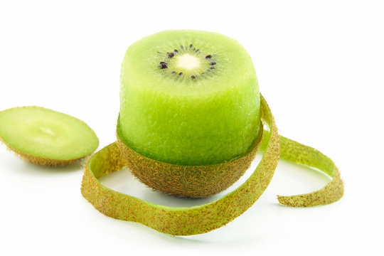 kiwi fruit peel in haft