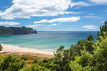Fototapeta na wymiar hot springs beach New Zealand Coromandel