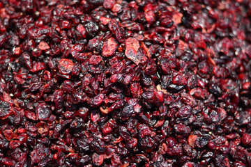 mirtilli disidratati per la stagione invernale