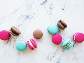 Colorful macaroons