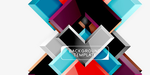 Glossy arrows background