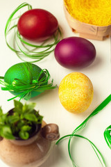 Painted Easter egg  