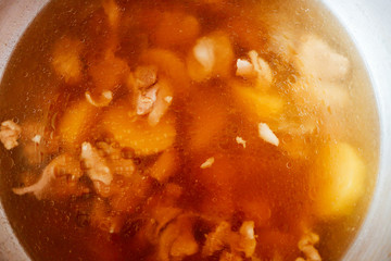 delicious chicken soup