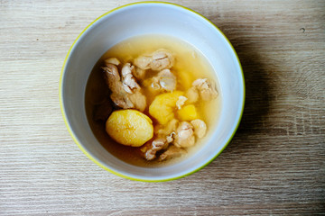 delicious chicken soup