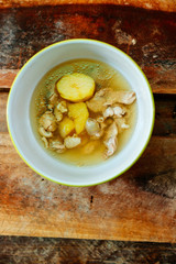 delicious chicken soup
