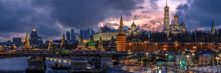 Fototapeta na wymiar Moscow Kremlin View
