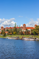 Fototapeta na wymiar Wawel Royal Castle in Krakow