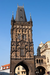 Fototapeta na wymiar Powder Tower in Prague