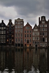 Obraz premium houses in amsterdam
