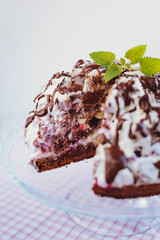 Pancho cake with cherry