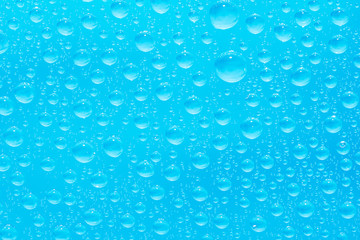 Naklejka na ściany i meble Close up picture of water drops and bubbles background