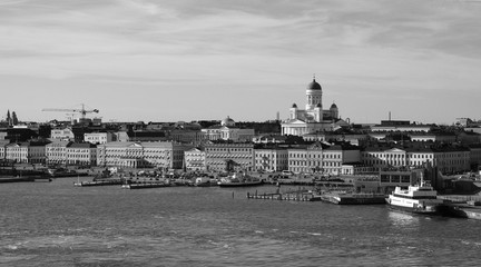 Fototapeta premium Helsinki waterfront and harbour, Finland