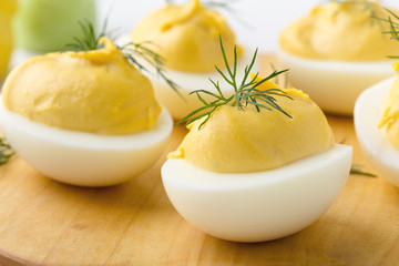 Creamy deviled eggs, Easter dinner appetizer