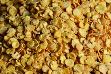 Sojaflocken, Nahaufnahme