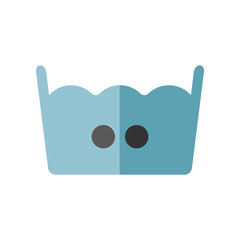 Laundry. Flat icon for dry cleaning. Signs and symbols of washing clothes.