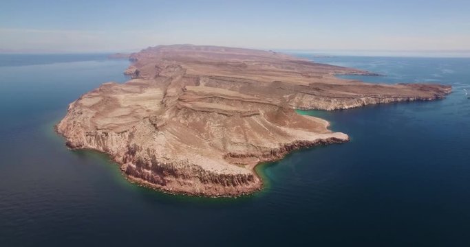 Aerial Shot of the California Gulf in Mexico