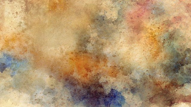 abstract color splashes on white background.