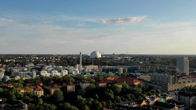 Drone Hyperlapses of Stockholm, a compilation of aerial, time lapse, clips, featuring. the gonalund amusement park, the royal palace, the downtown, globen arena and more of the Swedish capital