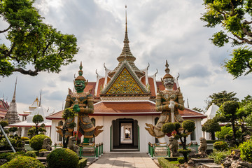 A pavilion on the way to the Wat Arun from the pier