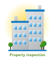 Property Inspection Report Icon Represents Scrutiny Of Real Estate - 3d Illustration