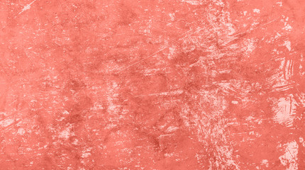 Fototapeta premium Coral pink toned abstract grunge background