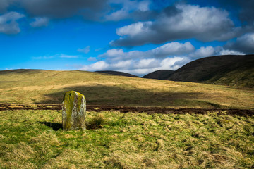 Wallace standing stone. Dunblane. Scotland