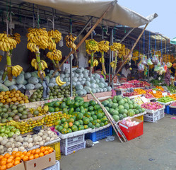 fruits at a market