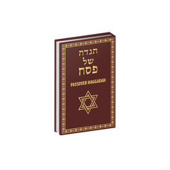 Passover haggadah. Vector clip art, without a background, isolated