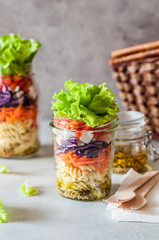 Pasta Salad in a Jar