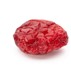 Obraz premium Dried cranberries isolated on white background