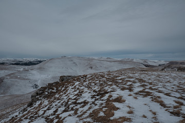 Caucasus Mountains in Winter