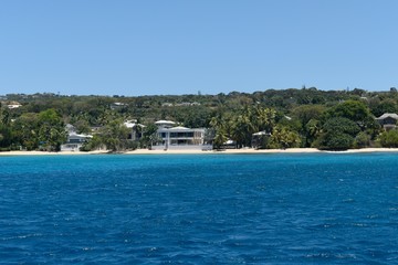 Fototapeta na wymiar Barbados beach view St James