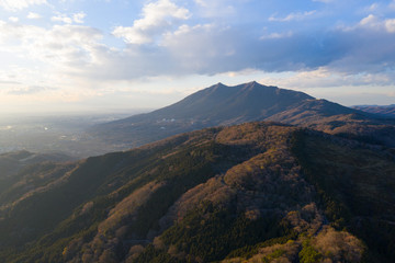 夕方の筑波山 茨城県 日本百名山