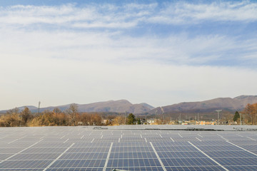 Solar power panels ,Photovoltaic modules for innovation green energy for life